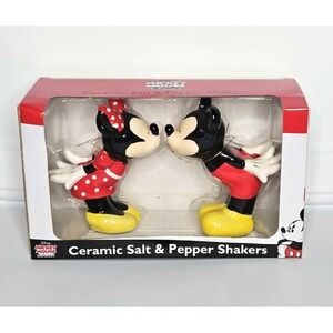 Disney Mickey Mouse & Friends Ceramic Salt & Pepper Shakers Kissing